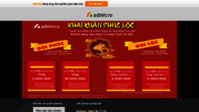 What Admicro.vn website looked like in 2020 (4 years ago)