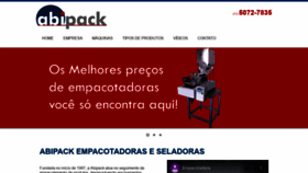 What Abipack.com.br website looked like in 2020 (4 years ago)