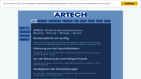 What Artech-saugtechnik.eu website looked like in 2020 (4 years ago)