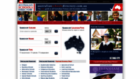 What Australianschoolsdirectory.com.au website looked like in 2020 (4 years ago)