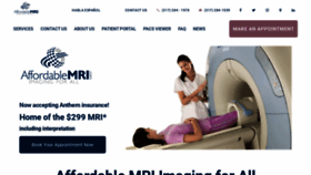 What Affordablemri.com website looked like in 2020 (4 years ago)