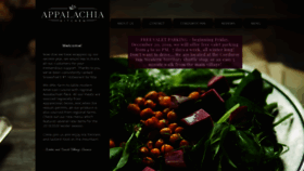 What Appalachiakitchen.com website looked like in 2020 (4 years ago)