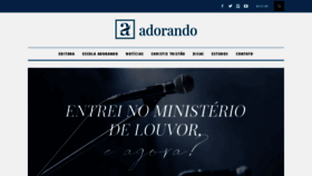 What Adorando.com.br website looked like in 2020 (4 years ago)