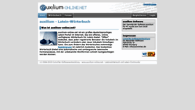 What Auxilium-online.net website looked like in 2020 (6 years ago)