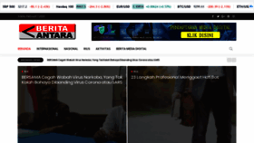 What Antaranews.id website looked like in 2020 (4 years ago)