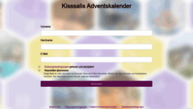 What Advent.kisssalis.de website looked like in 2020 (4 years ago)