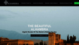 What Alhambraprivatetour.com website looked like in 2020 (4 years ago)