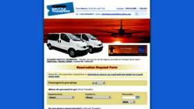 What Algarveshuttletransfers.com website looked like in 2020 (4 years ago)