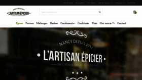 What Artisan-epicier.com website looked like in 2020 (4 years ago)
