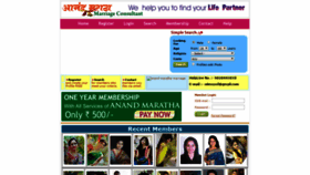 What Anandmaratha.in website looked like in 2020 (4 years ago)