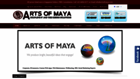 What Artsofmaya.com website looked like in 2020 (4 years ago)