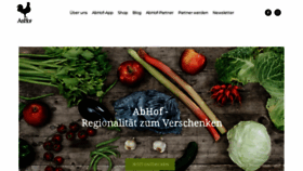 What Abhofladen.at website looked like in 2020 (4 years ago)