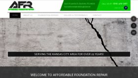 What Affordablefoundationrepairkc.com website looked like in 2020 (4 years ago)