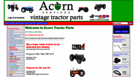 What Acornservicestractorparts.com website looked like in 2020 (4 years ago)