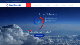 What Aquaschweiz.ch website looked like in 2020 (4 years ago)