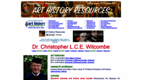 What Arthistoryresources.net website looked like in 2020 (4 years ago)