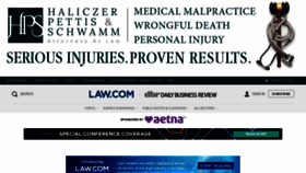 What Amlaw.com website looked like in 2020 (4 years ago)