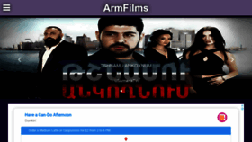 What Armfilms.space website looked like in 2020 (4 years ago)