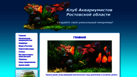 What Akvatank.ru website looked like in 2020 (4 years ago)