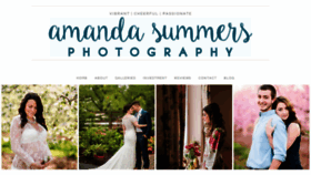 What Amandasummersphotography.com website looked like in 2020 (4 years ago)