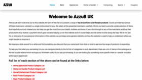 What Azzub.co.uk website looked like in 2020 (4 years ago)