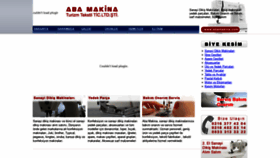 What Abamakina.com website looked like in 2020 (4 years ago)