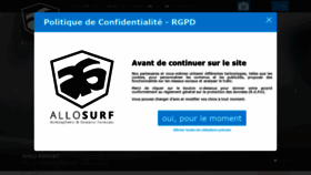 What Allosurf.net website looked like in 2020 (4 years ago)