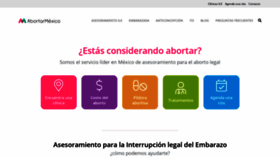 What Abortar-mexico.mx website looked like in 2020 (4 years ago)