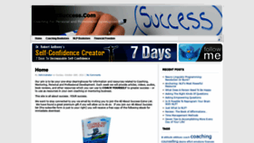 What Allaboutsuccess.com website looked like in 2020 (4 years ago)