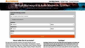 What Automietenspanien.de website looked like in 2020 (4 years ago)
