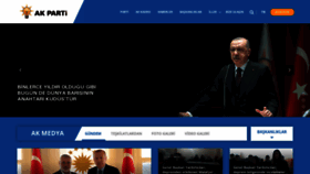 What Akparti.org.tr website looked like in 2020 (4 years ago)