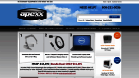 What Apexx-equipment.com website looked like in 2020 (4 years ago)