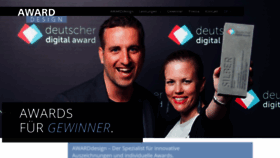 What Awarddesign.de website looked like in 2020 (4 years ago)