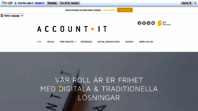 What Accountit.se website looked like in 2020 (4 years ago)
