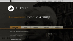 What Austlit.edu.au website looked like in 2020 (4 years ago)