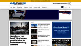What Airdrietoday.com website looked like in 2020 (4 years ago)