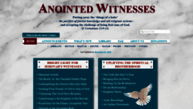What Anointedjw.org website looked like in 2020 (4 years ago)