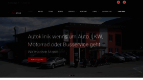 What Autoklinik.at website looked like in 2020 (4 years ago)