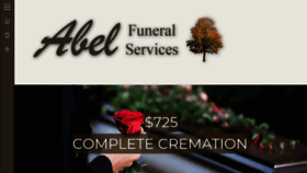 What Abelfuneralservices.com website looked like in 2020 (4 years ago)