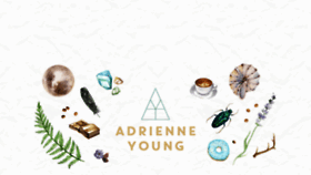 What Adrienneyoungbooks.com website looked like in 2020 (4 years ago)