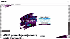 What Asusnews.pl website looked like in 2020 (4 years ago)