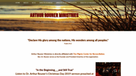 What Arthurrounerministries.com website looked like in 2020 (4 years ago)