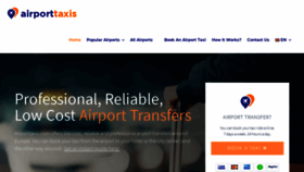 What Airporttaxis.com website looked like in 2020 (4 years ago)