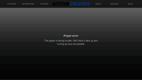 What Active.cruises website looked like in 2020 (6 years ago)