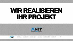 What A-net.bz.it website looked like in 2020 (4 years ago)