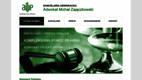 What Adwokat-dzierzoniow.pl website looked like in 2020 (4 years ago)