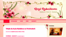What Azyl-rybalkova.cz website looked like in 2020 (4 years ago)