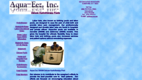 What Aqua-eez.com website looked like in 2020 (4 years ago)