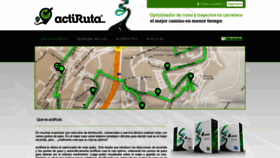 What Actiruta.com website looked like in 2020 (4 years ago)