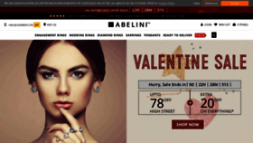 What Abelini.com website looked like in 2020 (4 years ago)